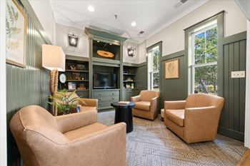 Living area with tv